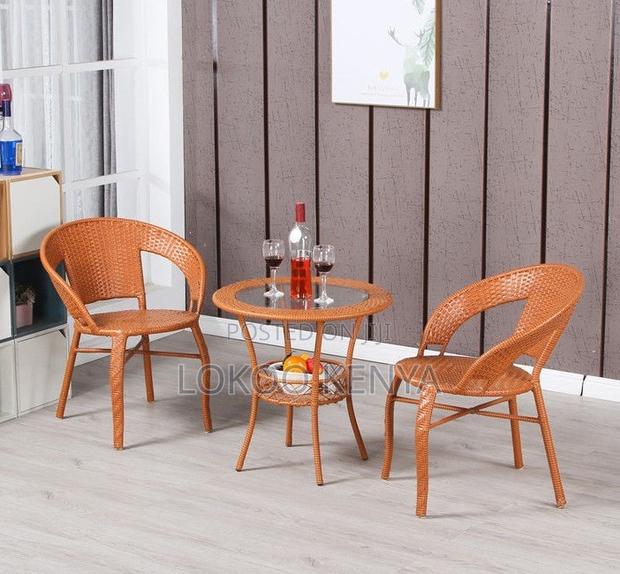 Dining Set : 2-Seater Balcony Outdoor Round Table - thumbnail 3