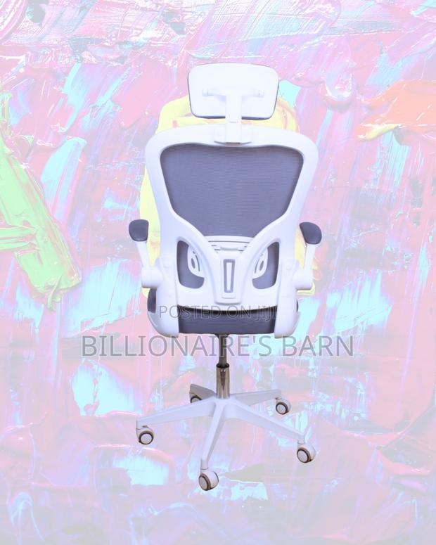 White Ergonomic Office Chair | Breathable Lumbar Support