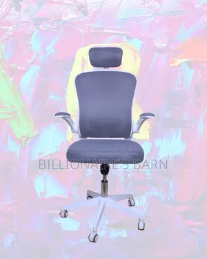 White Ergonomic Office Chair | Breathable Lumbar Support