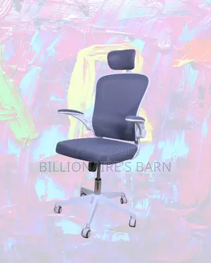 White Ergonomic Office Chair | Breathable Lumbar Support
