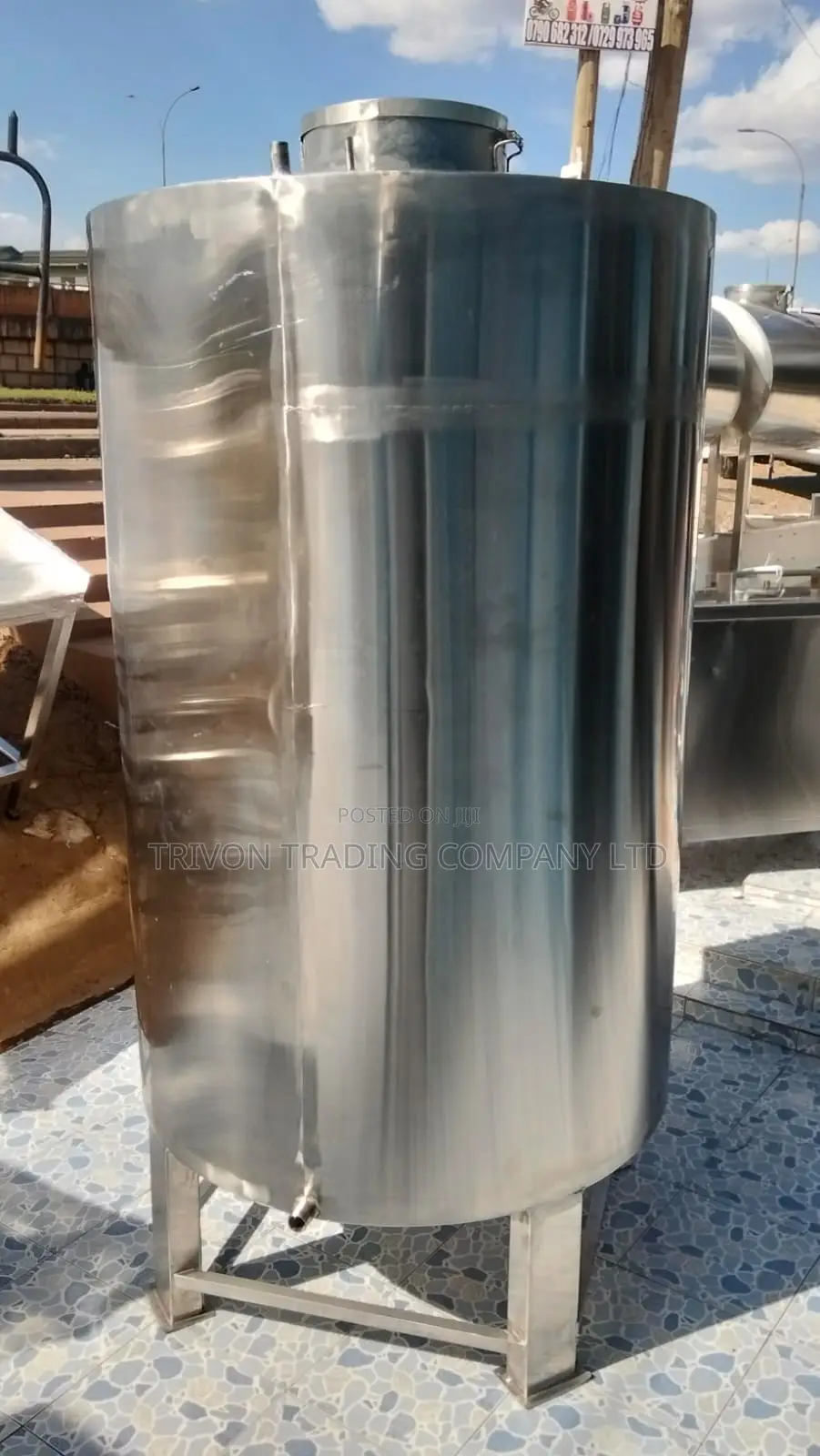 Stainless Steel Water Storage Tank 1500 Litres