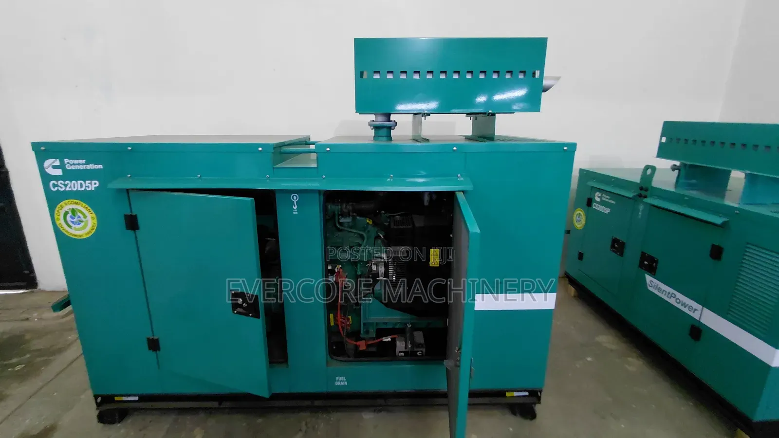 Cummins Engine 20kva Generator Three Phase Super Silent.