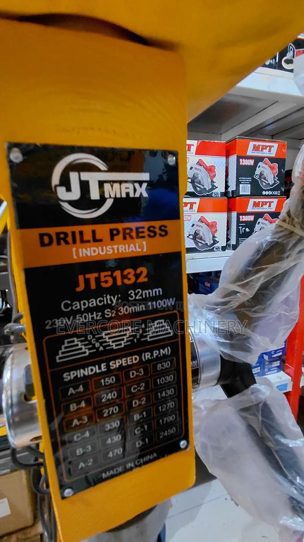 Jtmax 32mm Heavy Duty Drill Press Machine. - thumbnail 3