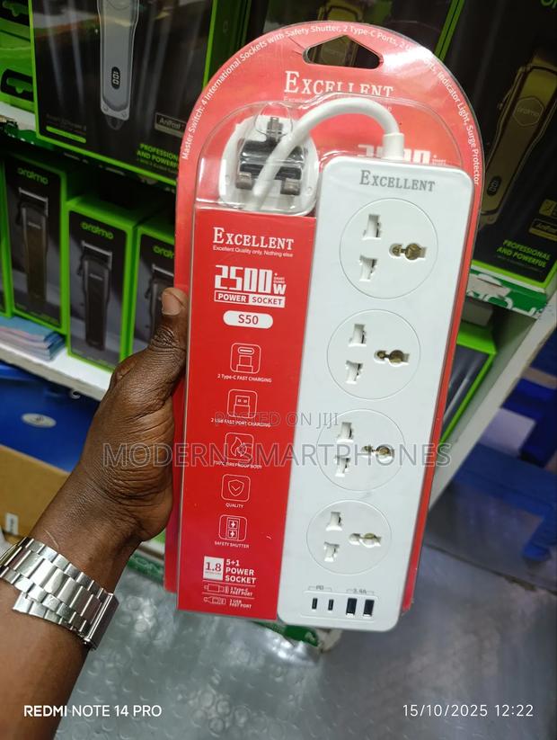 Excellent Power Socket Top Quality Extension - thumbnail 2