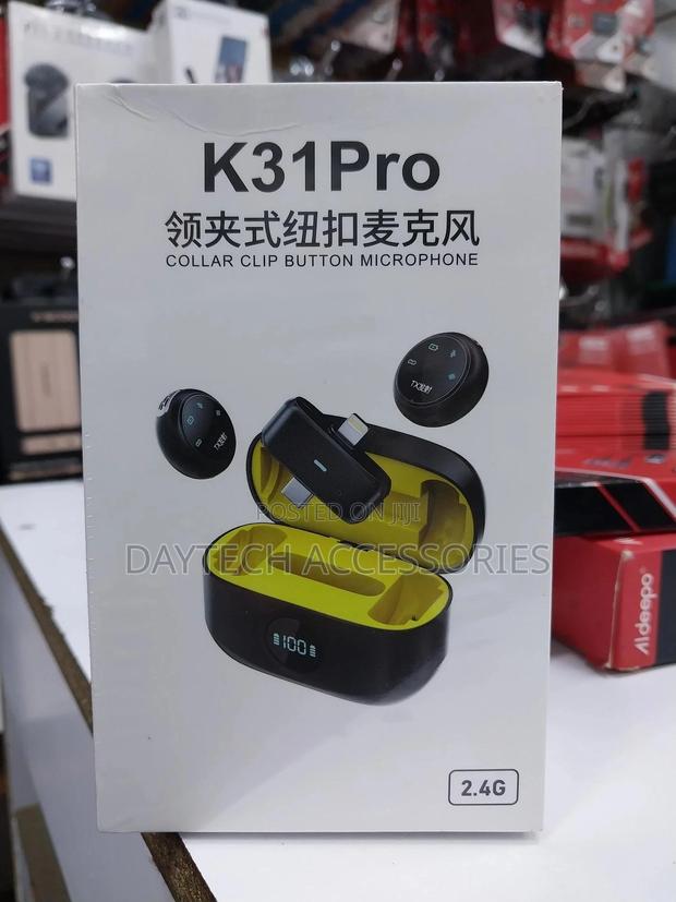 Pro Collar Clip Button Wireless 2.4g Microphone. - main view