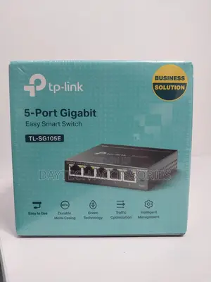 Tp-Link Tl-Sg105e 5-Port Gigabit Easy Smart Switch.