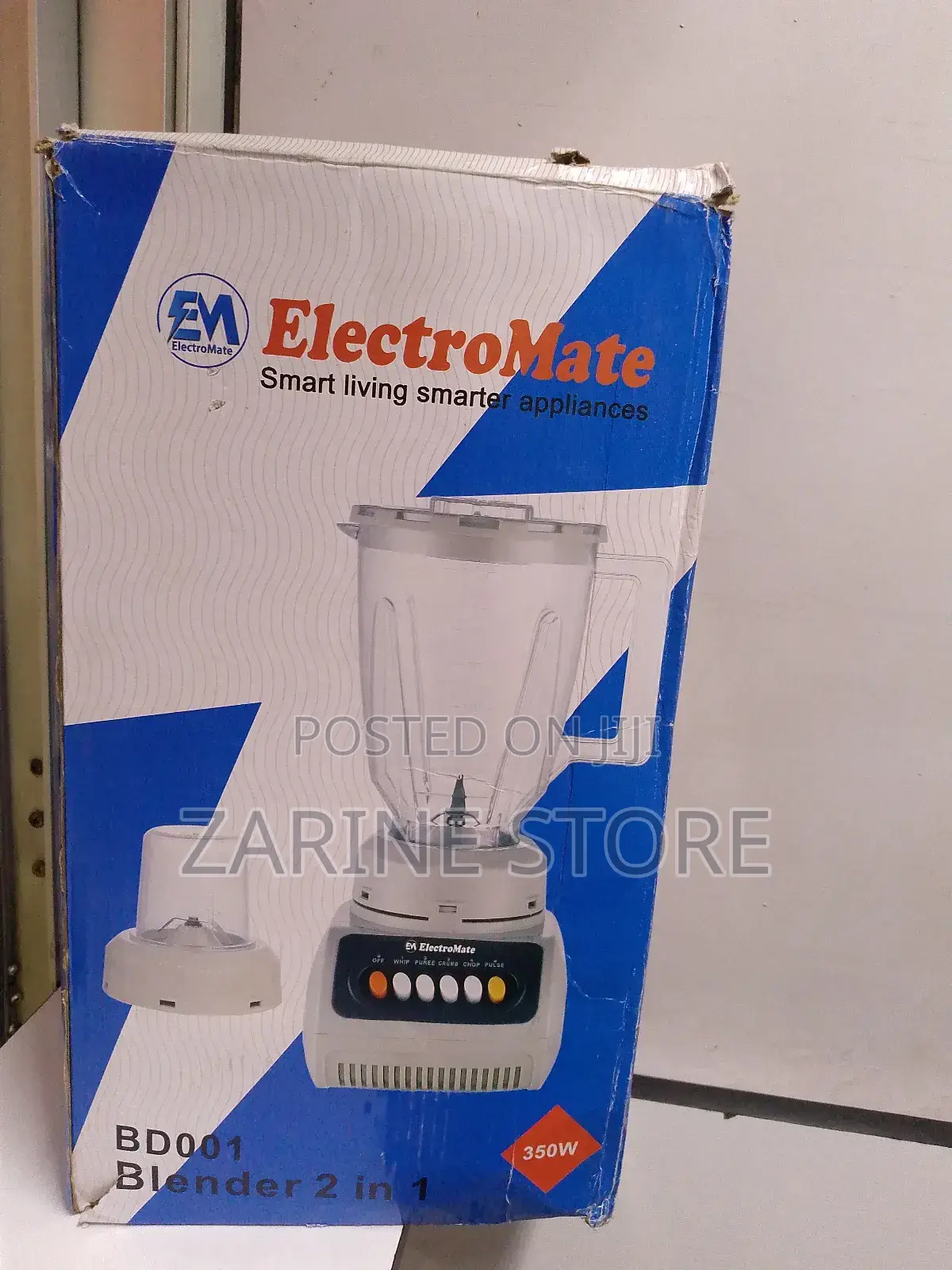 Electromate 2 in 1 Juice Blender 1.5l 350w 4 Speed and Pulse