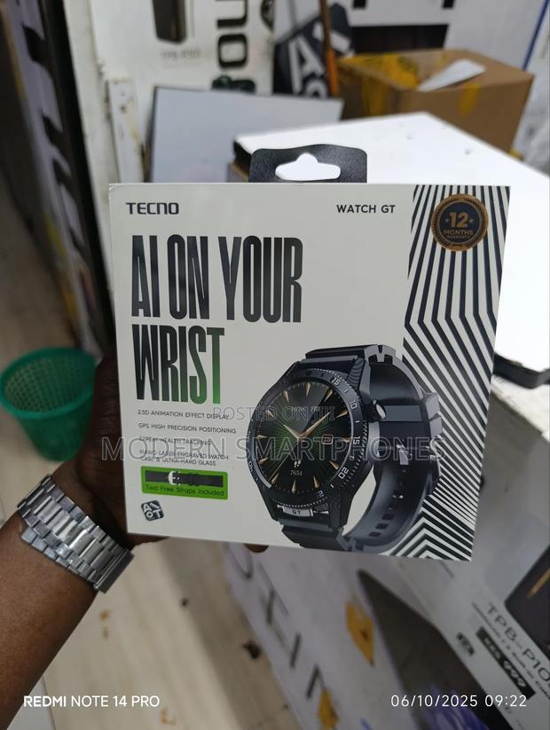 New Tecno Watch Gt With 2 Straps - main view