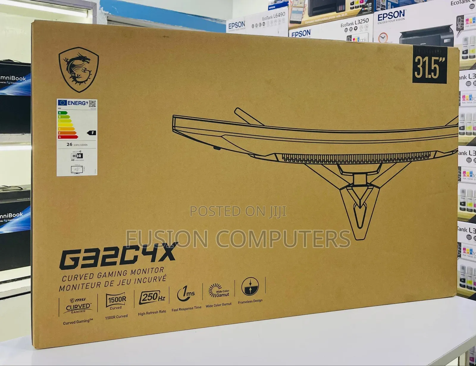 Msi G32c4x, 32" Gaming Monitor, 1920 X 1080 Curved Gaming Monitor