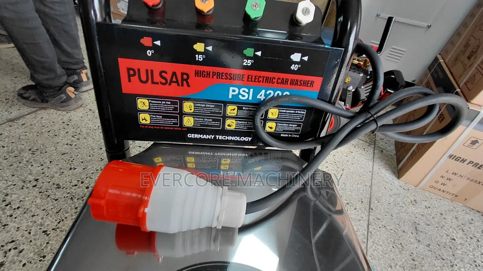 Pulsar 4200psi Three Phase Electric Highpressure Washer Machine