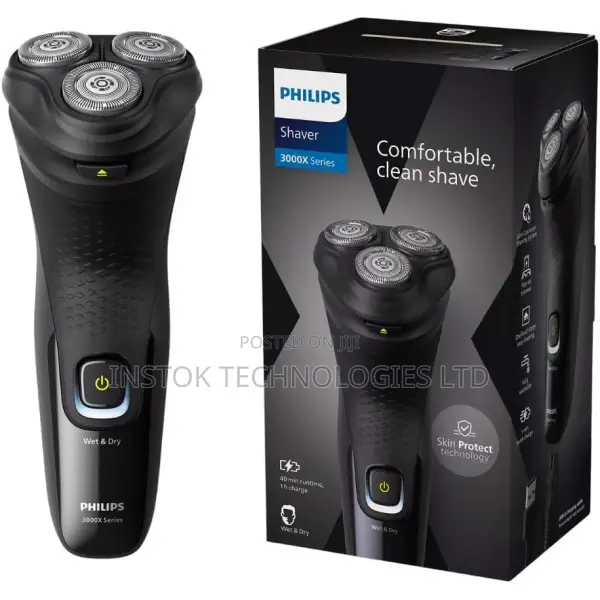 Philips Shaver 3000x Series Wet Dry Electric Shaver
