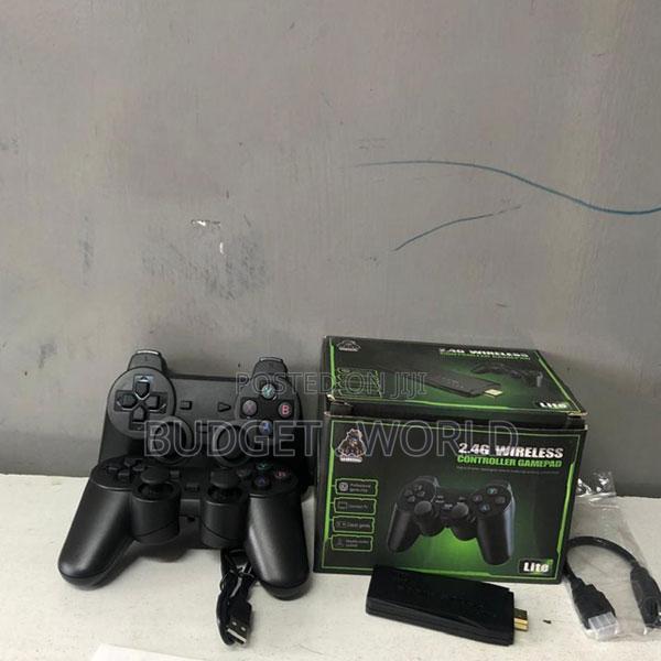 Black Mini Plus+ Retro Game Console/Wireless Controllers – – 10,000 - main view