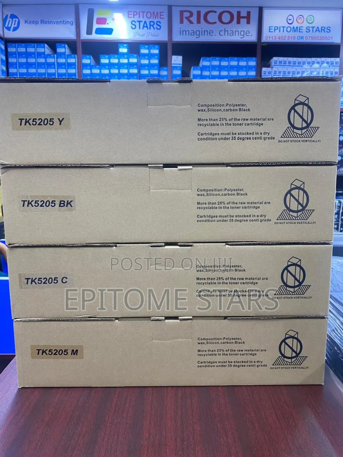 Kyocera Taskalfa 256ci Toner 5205 Cyan Yield Above 9,000 Copies