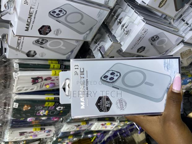 Sazee Clear Case for iPhone 13 Compatible With Magsafe - main view