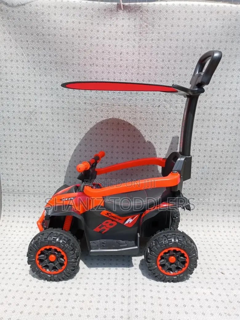 4. Luxury Kids Push Car With Umbrella– Ride Like a Mini Boss