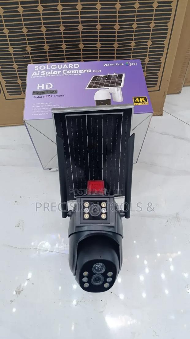 2 in 1 Solar PTZ Camera Hd Single Lens - main view