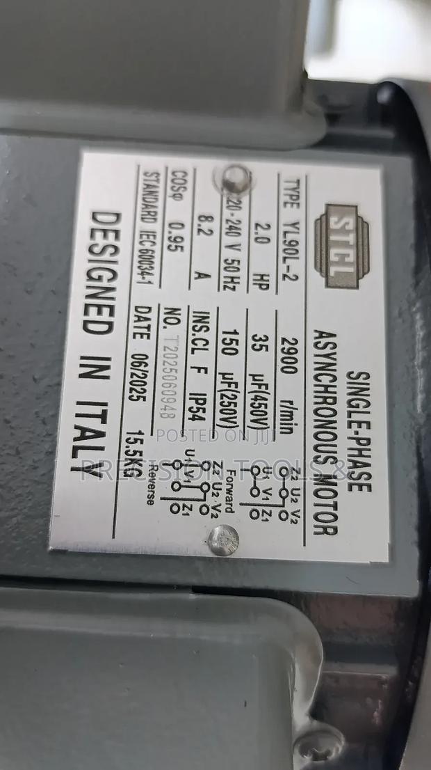 2hp STCL High Speed Motor - thumbnail 2