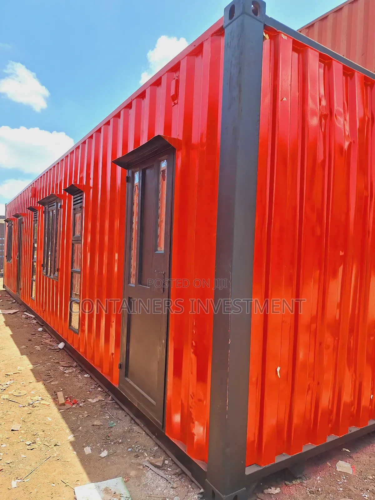 40ft Simple Modification Into A Basic Accomodation Unit.