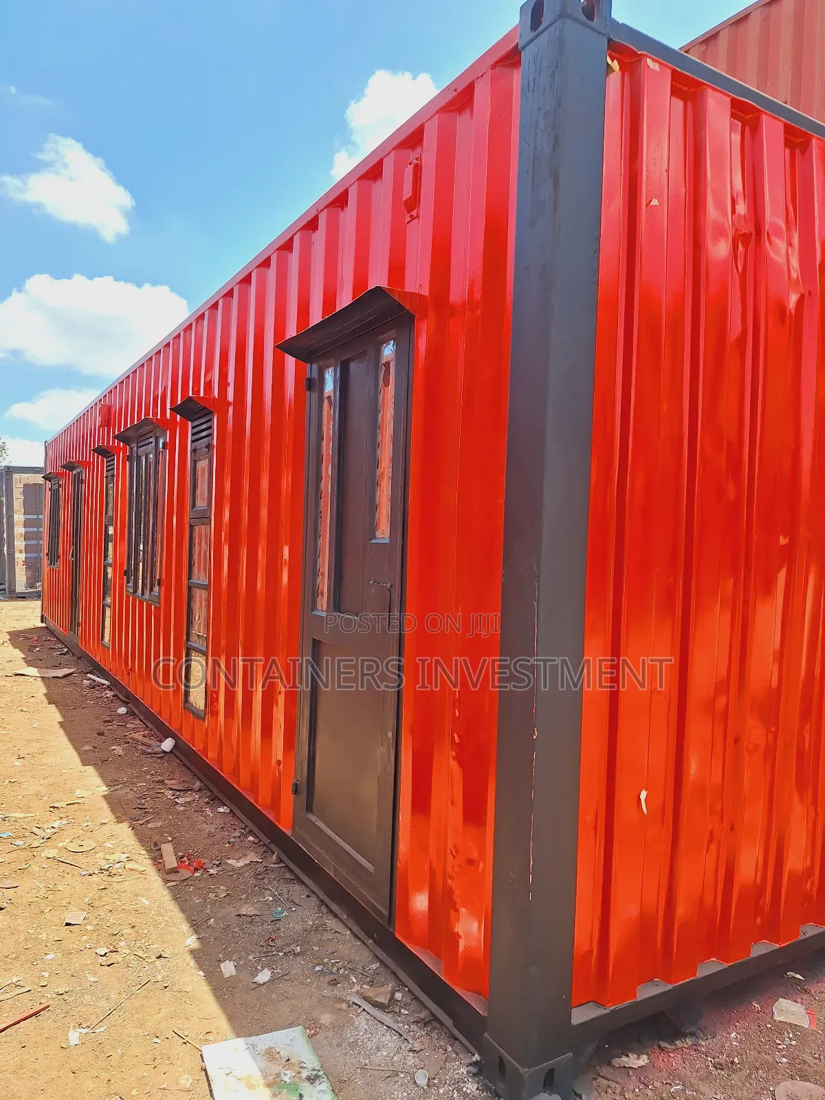 40ft Simple Modification Into A Basic Accomodation Unit.