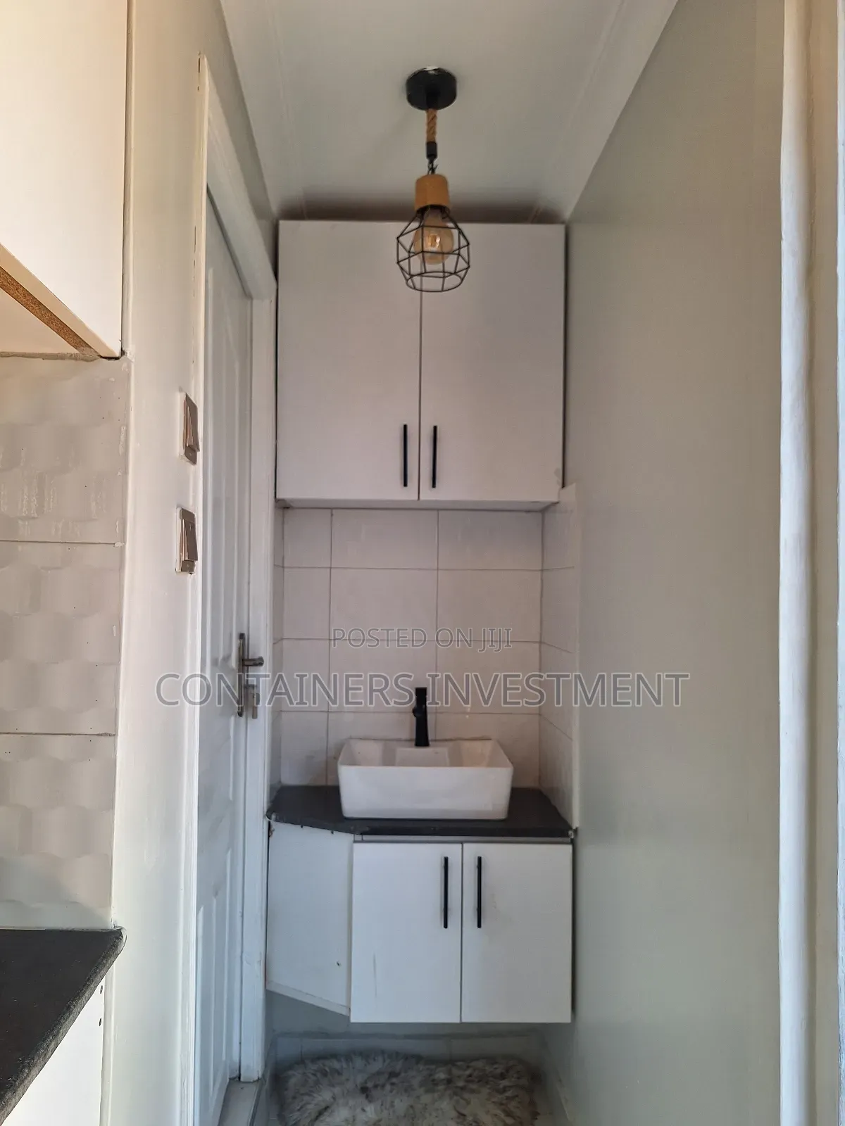 20ft Shipping Container Bedsitter-with Exterior Cladding & Good Finish