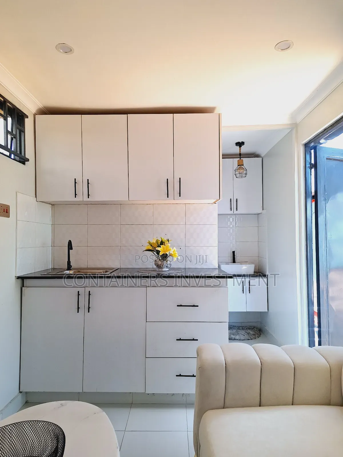 20ft Container Air Bnb Unit- Tastefully Put Together And Cladded.