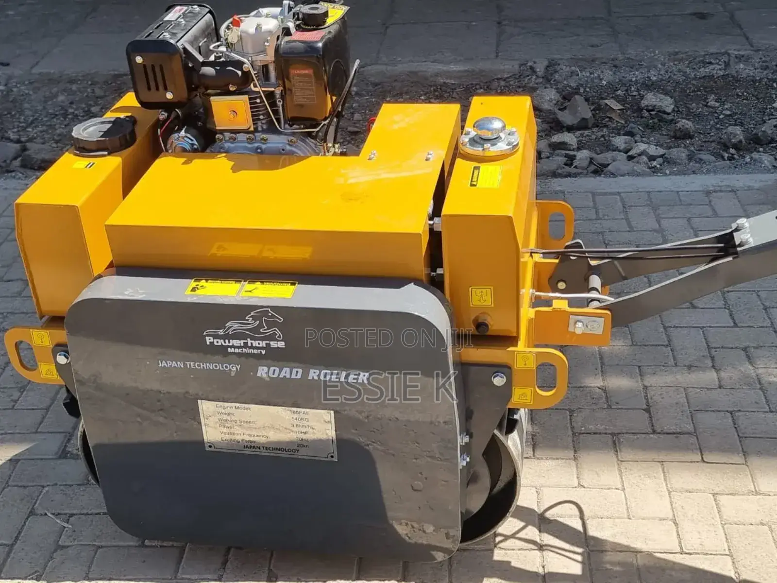 Diesel Double Drum Road Roller Heavy Duty