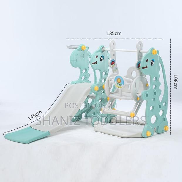 Compact Slide Swing Frame – Safe Play at Home