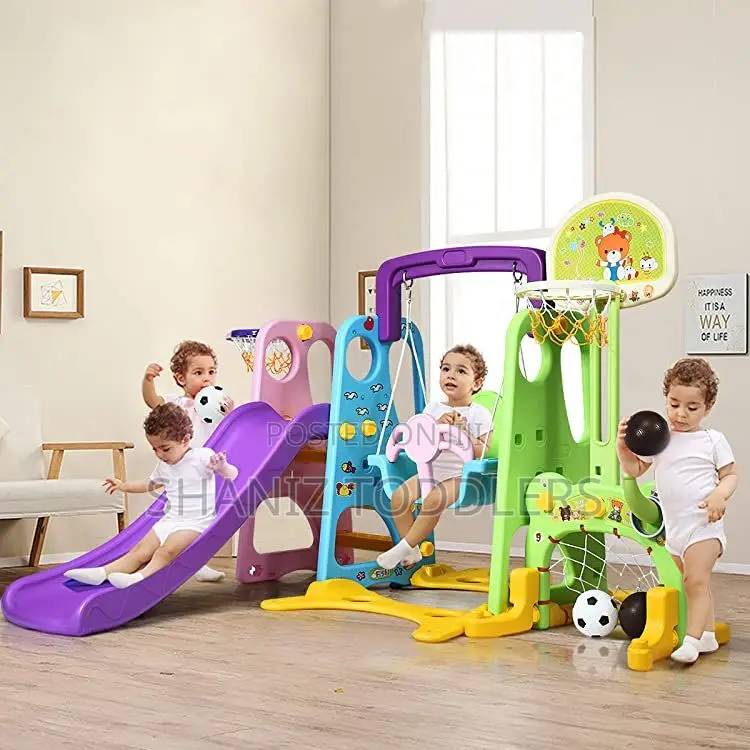 Two-in-One Play Set – Climb, Slide Swing Safely