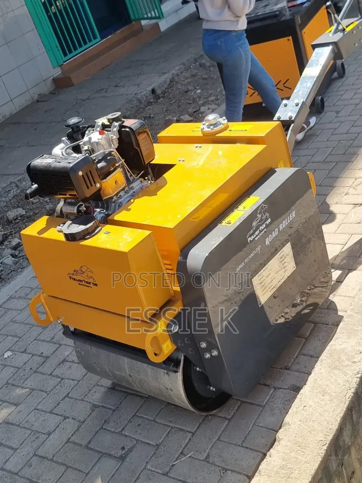 Diesel Powered Commercial Double Drum Roller Machine