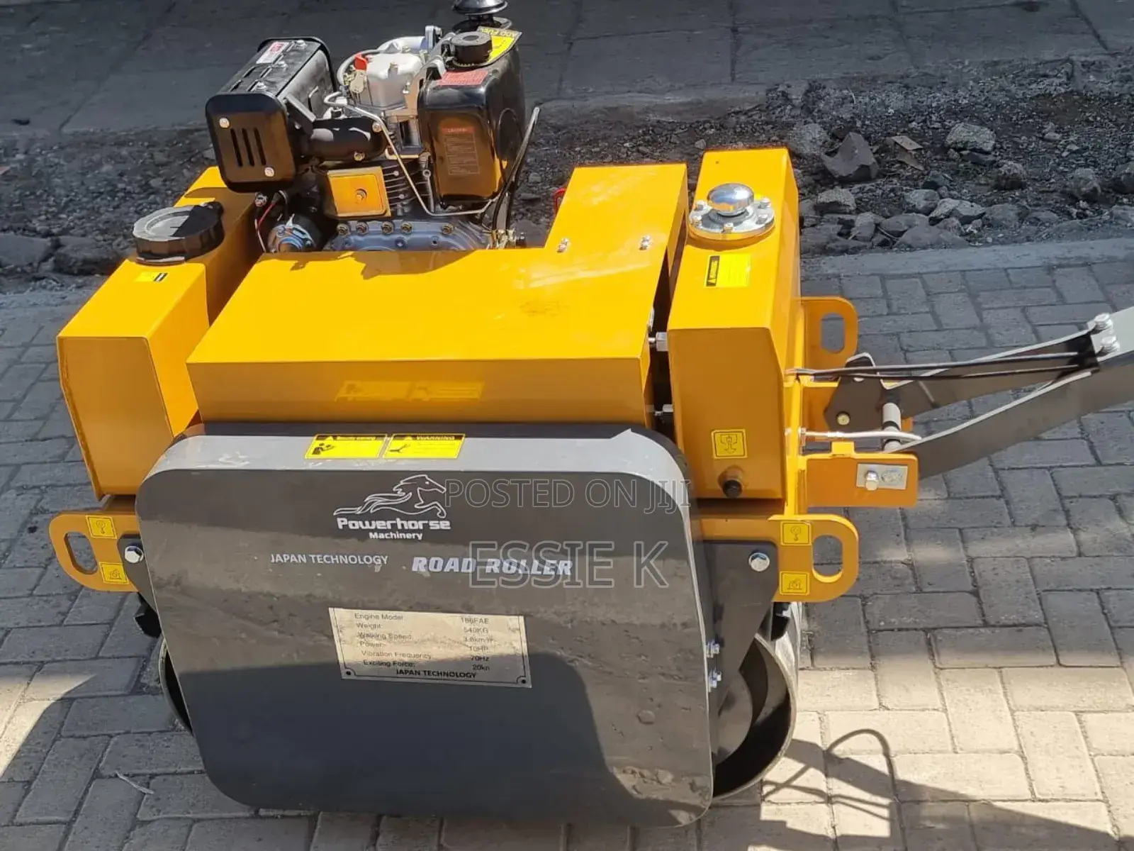 Double Drum Pedestrian Roller Diesel