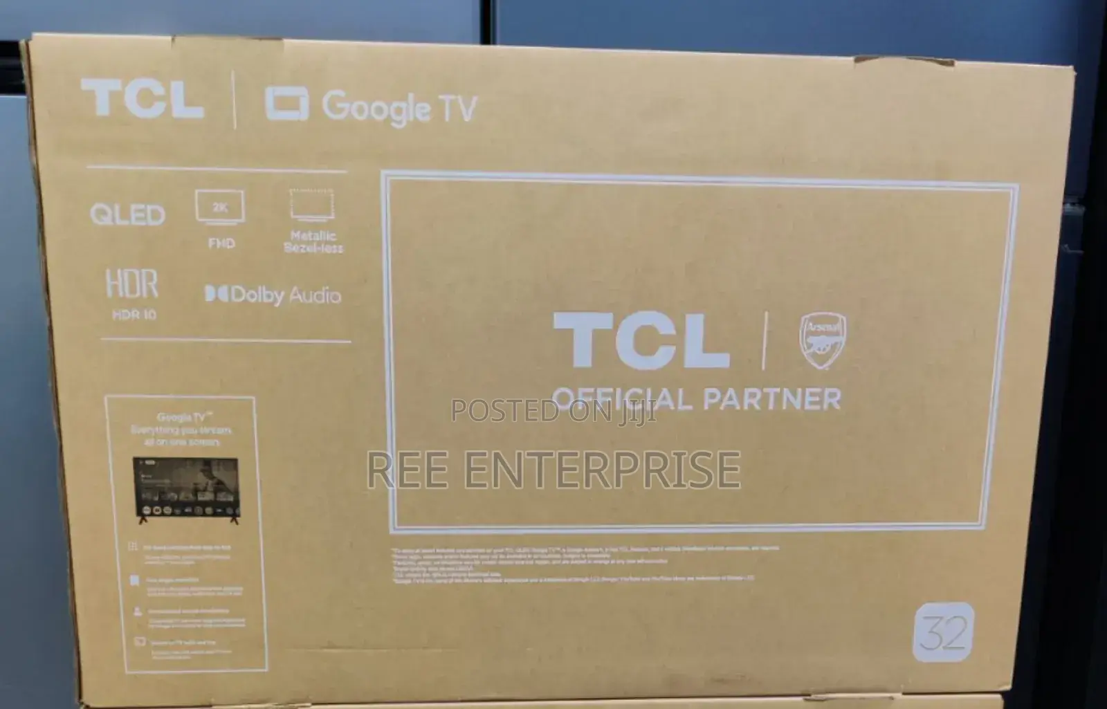 Offer Offer While Stock Last *Tcl 32" Smart Google Tv Qled
