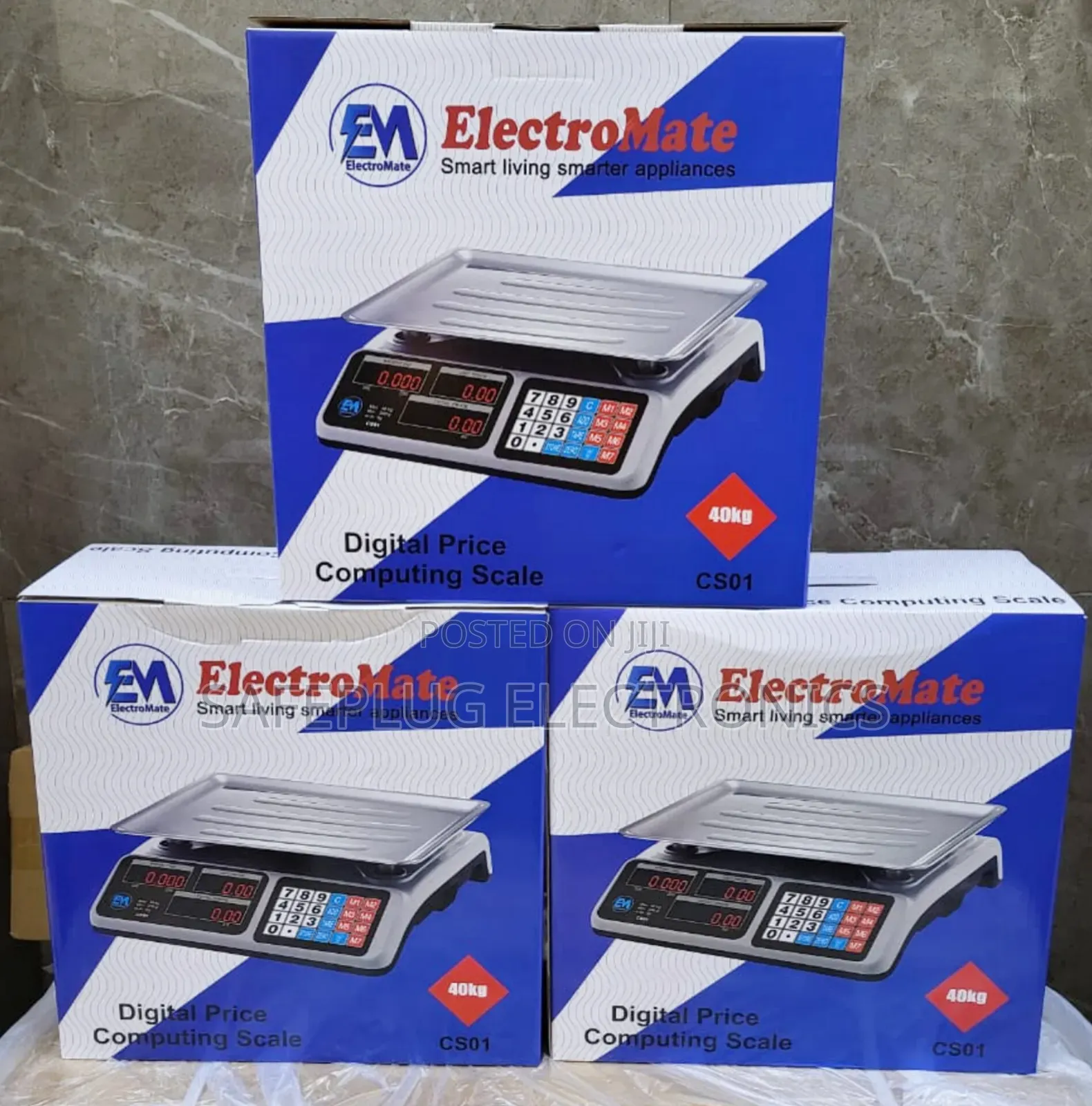 40kgs Electromate Digital Price Computing Weighing Scale