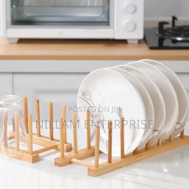 *Bamboo Plate /Pot Lids Holder - main view