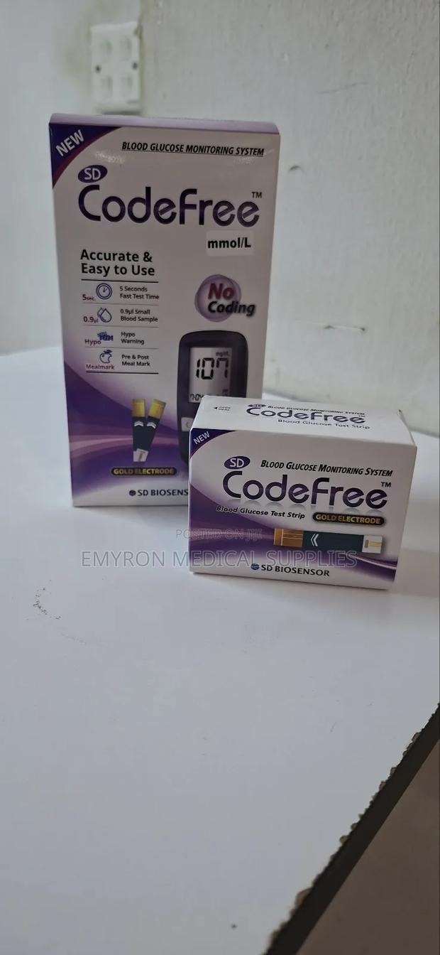 Glucometer Machine and Strips(Code Free)