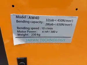 Bar Bending Machine(Japan Technology) Aw40