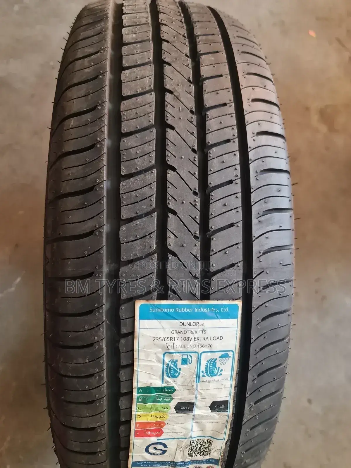 235 /65 R17 Dunlop Tyres (Grandtek T5)
