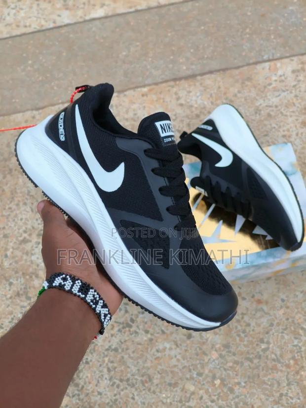 Black, Navyblue, Grey Zoom/Gym Trainers Shoes. - thumbnail 3