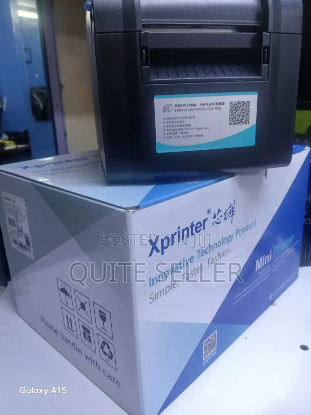 New Model Xp 370b Label Barcode Printer With High Speed