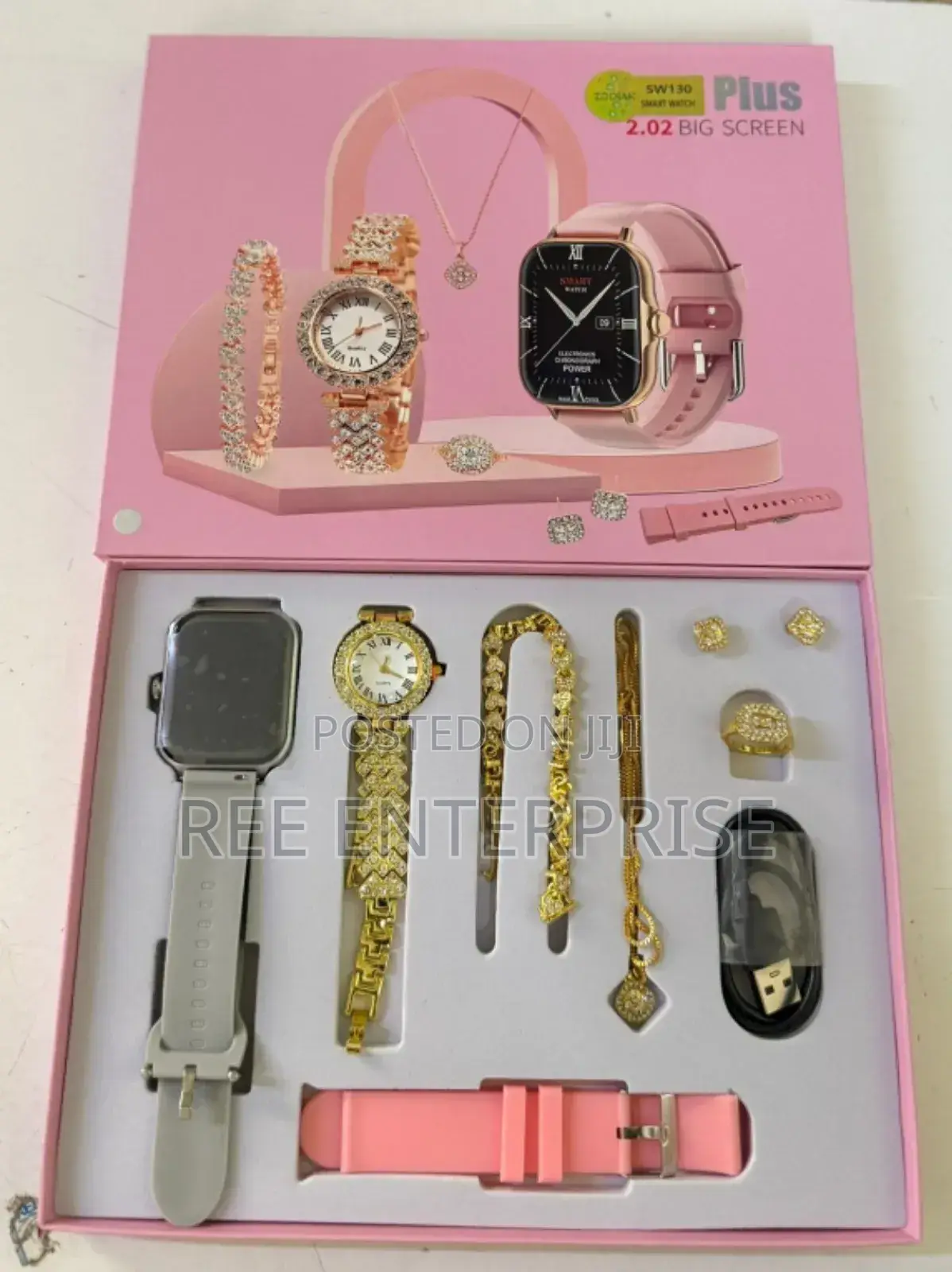 A58 Plus Smart Watch(With Accessories as Seen in the Photo)