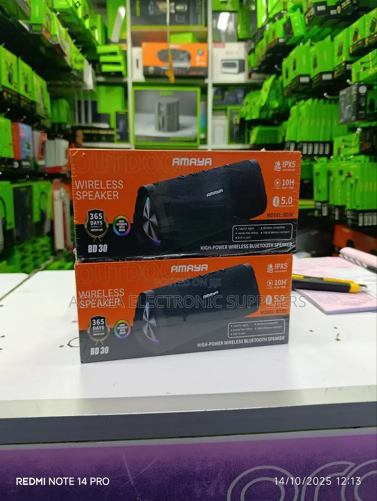 Amaya Bd 30 High Power Wireless Bluetooth Speaker