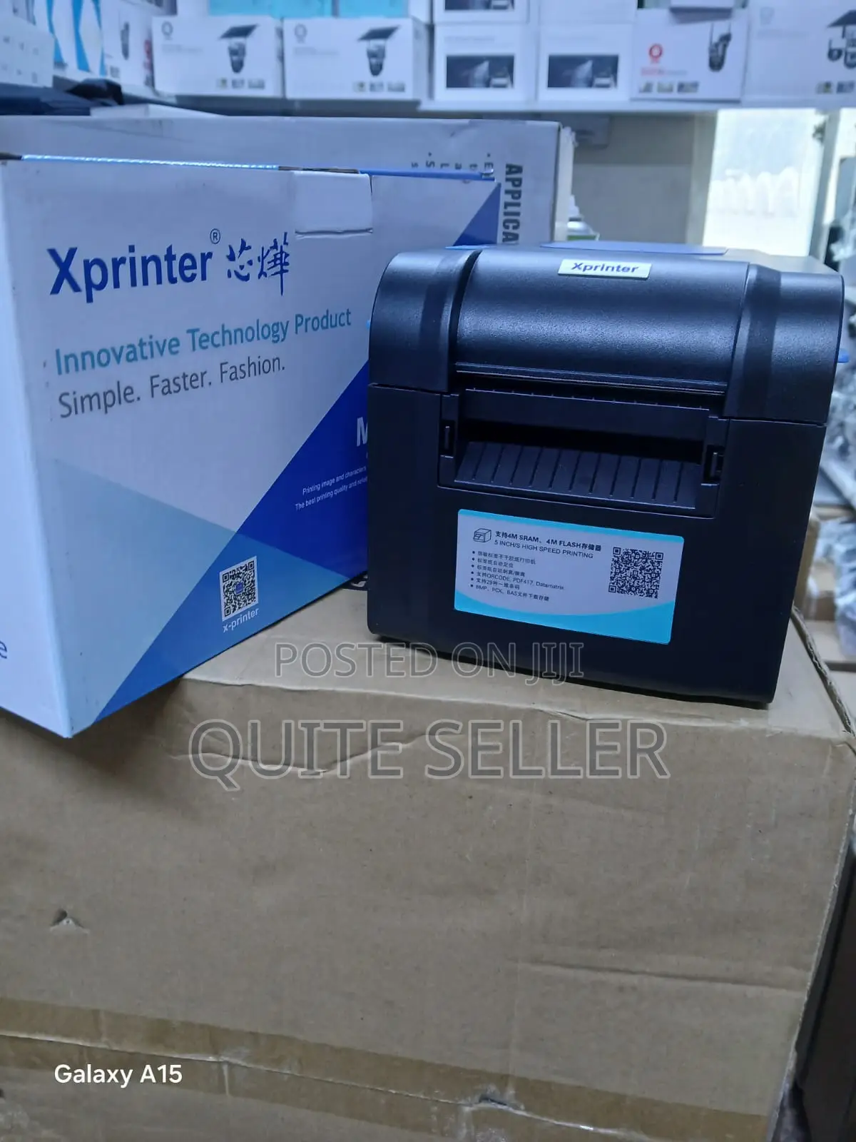 Xp-370b Direct Thermal Desktop Barcode Label Printer for Windows