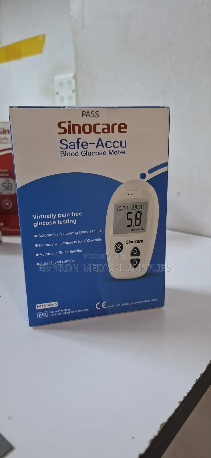 Sinocare Glucometer Machine