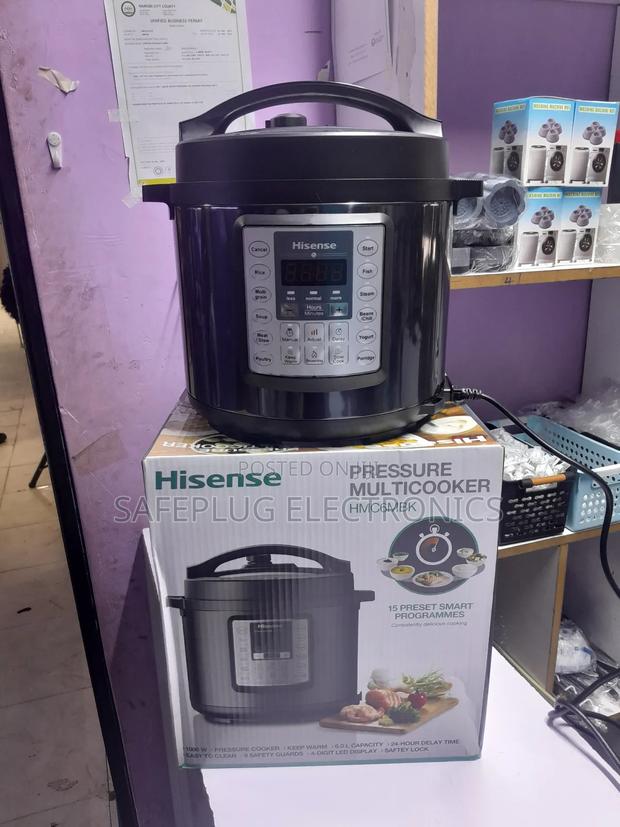 6 Litres Hisense Pressure Multi-Cooker - 100w, 9 Safety Quards