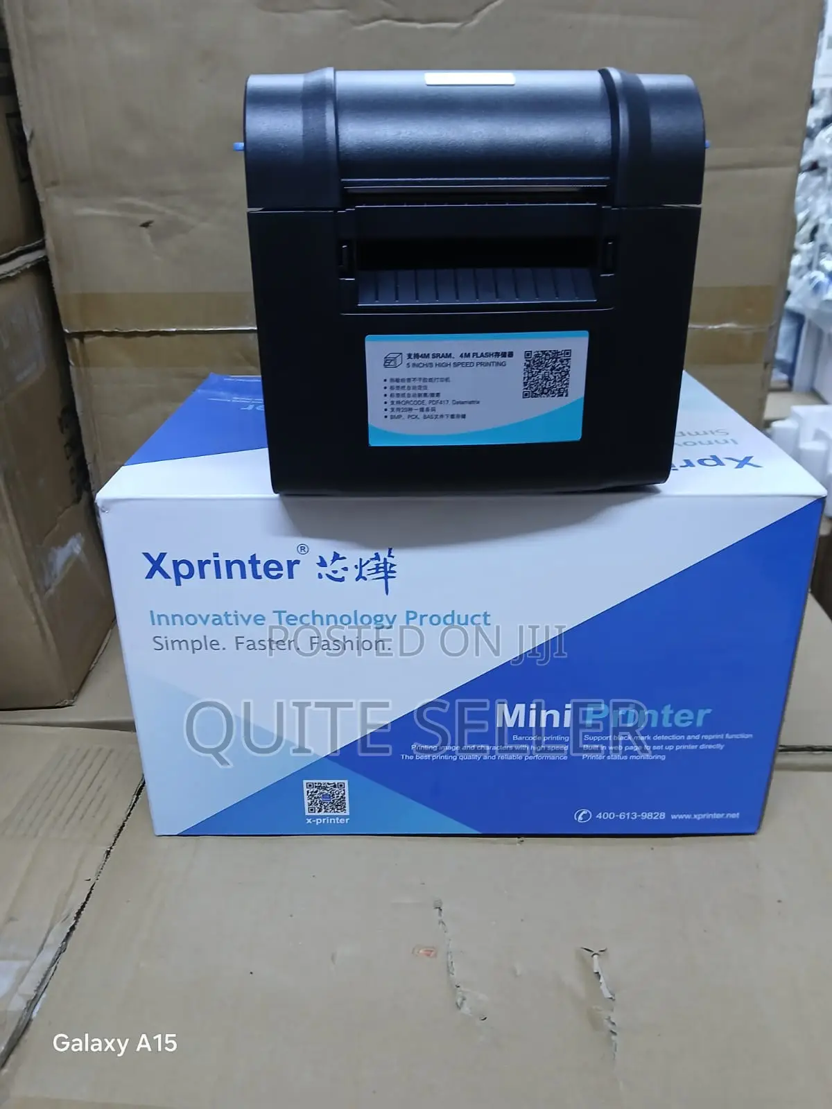 Wireless + Usb Connectivity Xp370b Label Printer