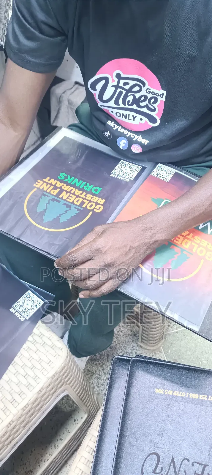 Professional Menus Print