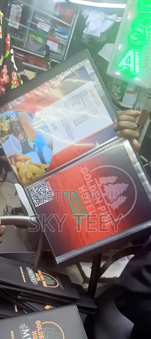 Professional Menus Print
