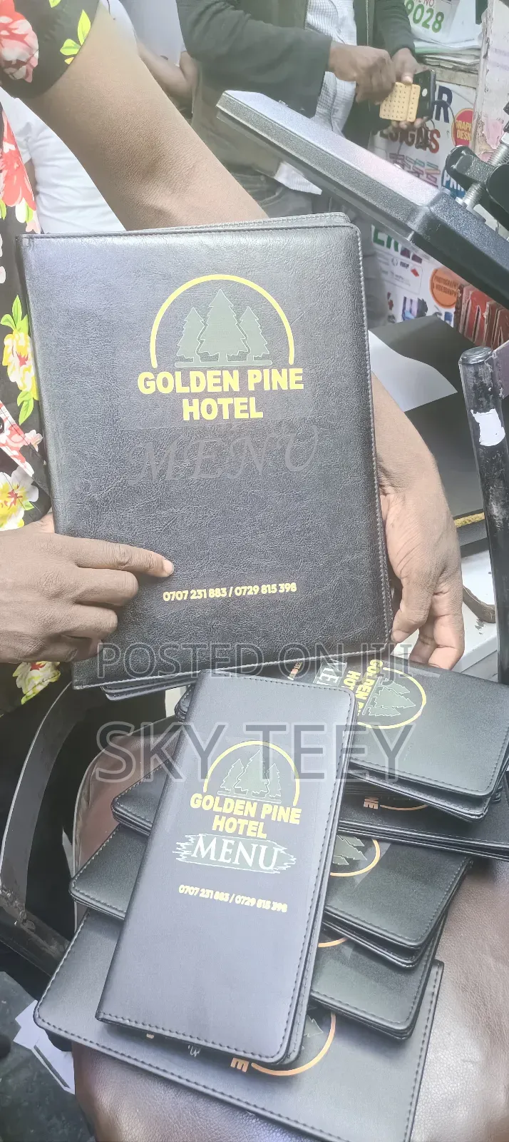 Professional Menus Print