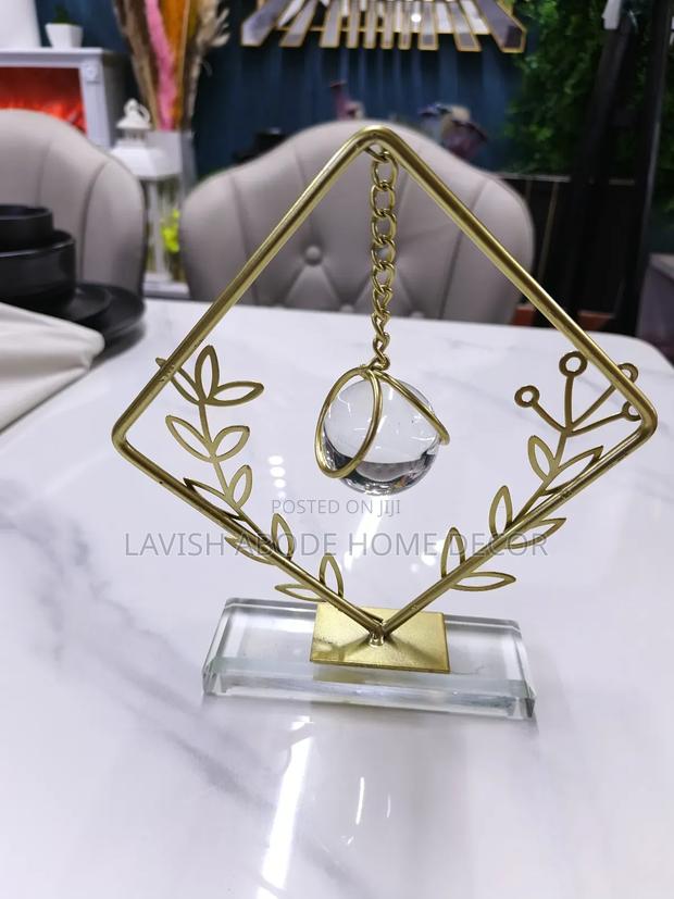 Golden Crystal Ball Decors