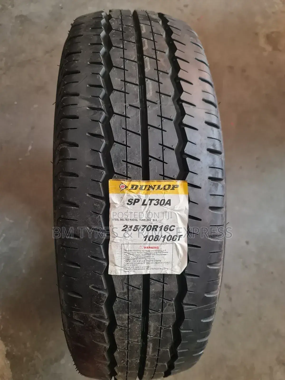 215 /70 R16 Dunlop Tyres (Commercial)