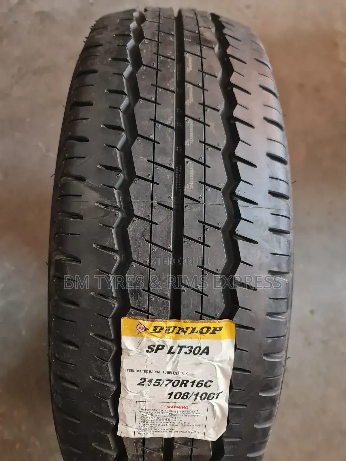 215 /70 R16 Dunlop Tyres (Commercial)